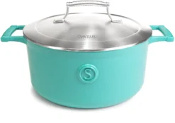 Saveur Selects Braadpan Voyage - Saveur Blue - ø 25 Cm / 4.7 Liter - Geëmailleerde Anti-aanbaklaag
