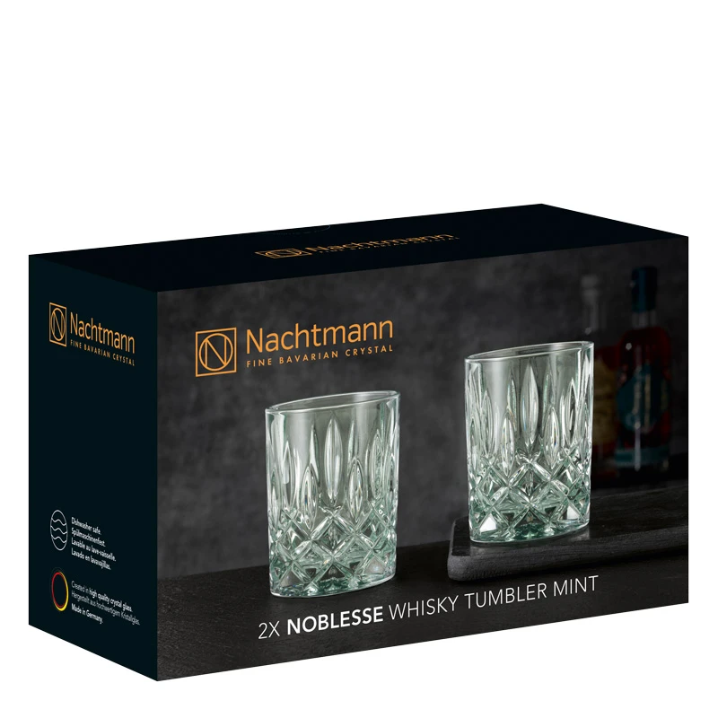 Nachtmann Whiskey Glazen Noblesse - Mint - 295 Ml - 2 Stuks 4 Nachtmann Whiskey Glazen Noblesse - Mint - 295 Ml - 2 Stuks - Afbeelding 4
