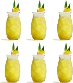 Cocktailglas / Tiki Ananas Glas - 400 Ml - 6 Stuks