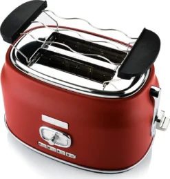 Westinghouse Retro Waterkoker + Broodrooster 2 Sleuven + Staafmixer - Rood -Le Creuset Winkel 1143x1200 1