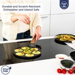 Westinghouse Pannenkoekpannenset Marble Wood - ø 26 En 28 Cm - Inductie En Alle Andere Warmtebronnen -Le Creuset Winkel 1200x1200 92