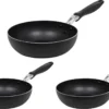 Resto Kitchenware Wokpannenset Antares ø 24 + 26 + 28 Cm - Inductie En Alle Andere Warmtebronnen