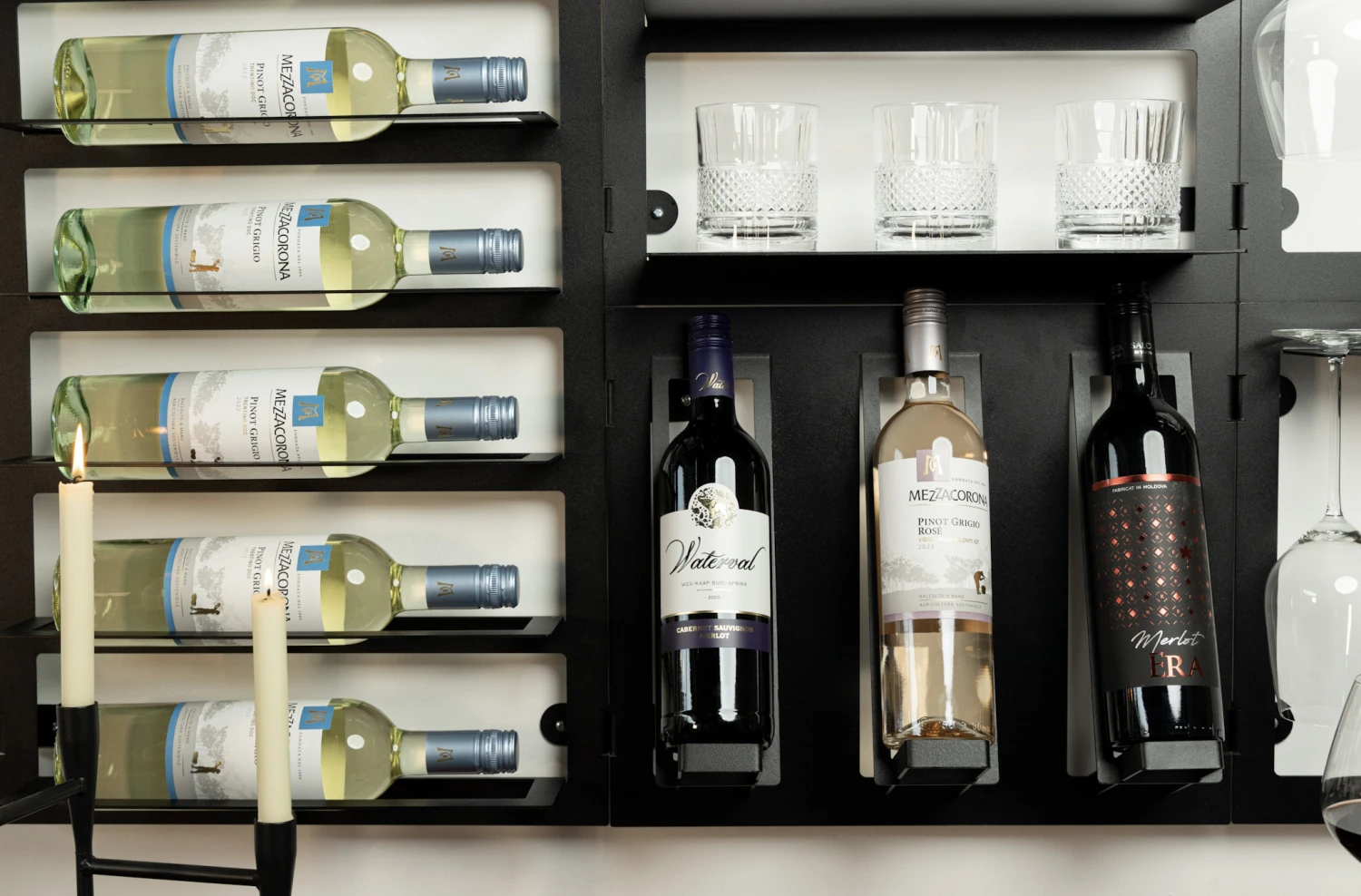 Blackwell Wijnrek - Voor 6 Flessen - Zwart 6 Blackwell Wijnrek - Voor 6 Flessen - Zwart - Afbeelding 6