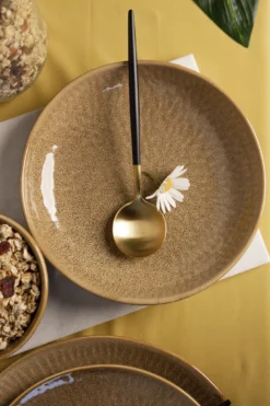 Jay Hill Serviesset Alderney - 4-delig - Bruin/Geel -Le Creuset Winkel 2 COOK2273