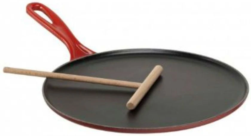 Le Creuset Pannenkoekenpan Tradition - Kersenrood - ø 27 Cm 2 Le Creuset Pannenkoekenpan Tradition - Kersenrood - ø 27 Cm - Afbeelding 2