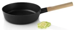 Eva Solo Hapjespan Nordic Kitchen - ø 24 Cm / 2 Liter - Standaard Anti-aanbaklaag -Le Creuset Winkel 280424 Sautepan 24cm 4 regi HIGH