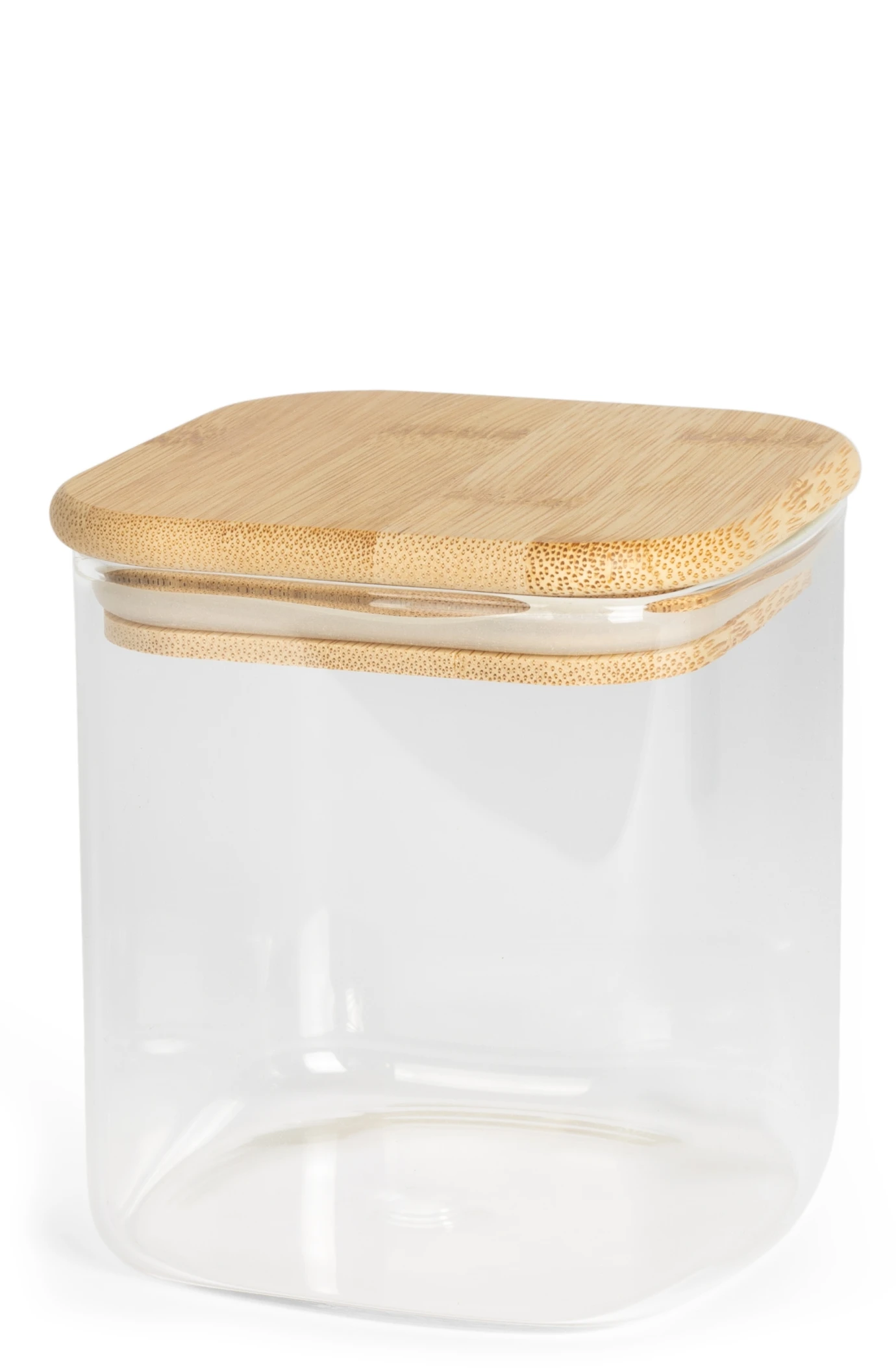 Sareva Voorraadpot - Glas / Bamboe - 800 Ml 2 Sareva Voorraadpot - Glas / Bamboe - 800 Ml - Afbeelding 2