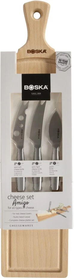 Boska Kaasset Amigo 35 X 11 Cm 7 Boska Kaasset Amigo 35 X 11 Cm -Le Creuset Winkel 358208 Cheese Set Amigo Tapas