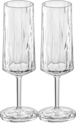 Koziol Champagneglazen - Onbreekbaar Superglas 100 Ml - 2 Stuks