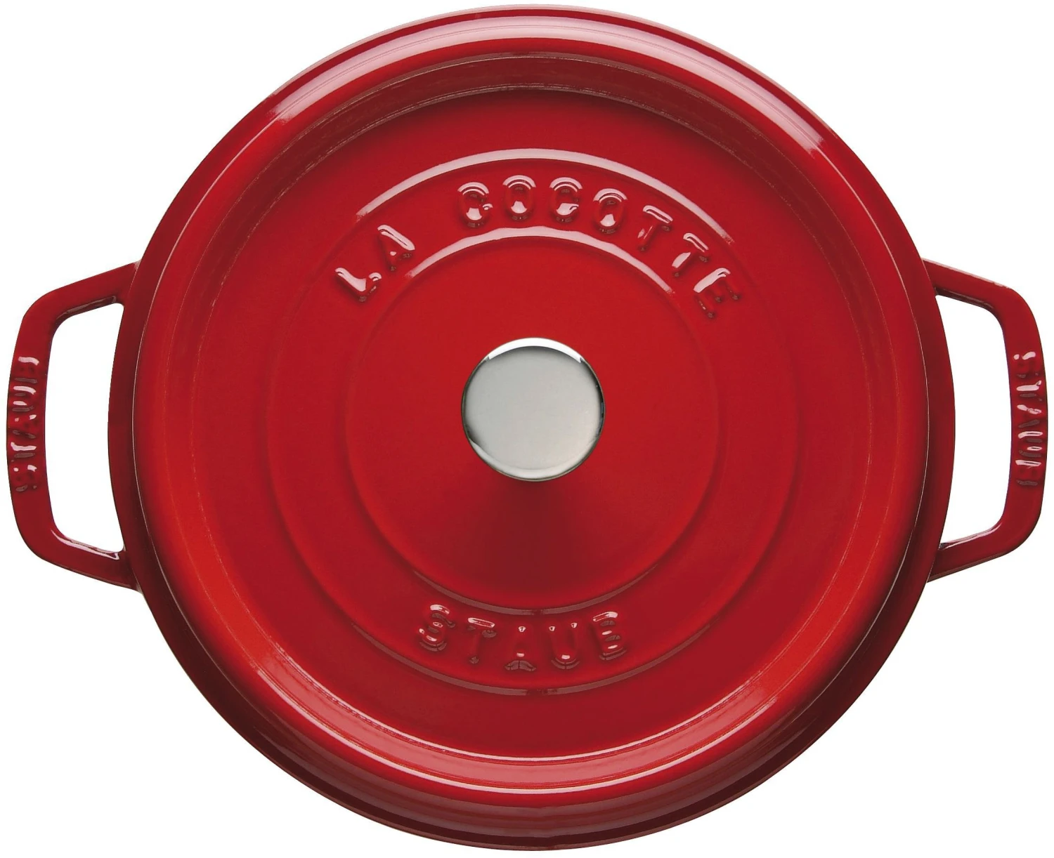 Staub Braadpan / Cocotte - Kersenrood - ø 28 Cm / 6.7 Liter 2 Staub Braadpan / Cocotte - Kersenrood - ø 28 Cm / 6.7 Liter - Afbeelding 2