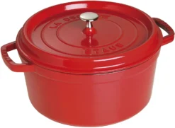 Le Creuset Winkel 32 Staub Braadpan / Cocotte - Kersenrood - ø 28 Cm / 6.7 Liter