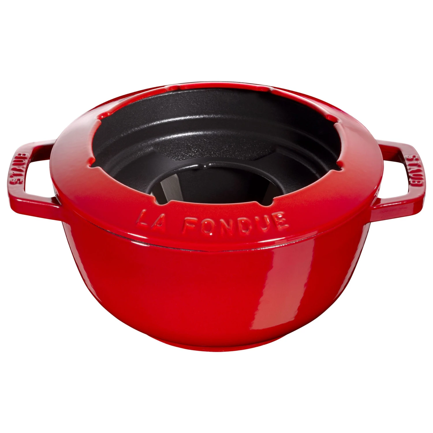 Staub Fondueset Kersenrood - ø 20 Cm / 2.36 Liter 2 Staub Fondueset Kersenrood - ø 20 Cm / 2.36 Liter - Afbeelding 2