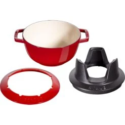 Staub Fondueset Kersenrood - ø 20 Cm / 2.36 Liter 11 Staub Fondueset Kersenrood - ø 20 Cm / 2.36 Liter -Le Creuset Winkel 40511 975 0 6