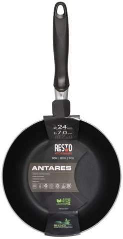 Resto Kitchenware Wokpan Antares - ø 24 Cm - Standaard Anti-aanbaklaag -Le Creuset Winkel 4260709010120 3