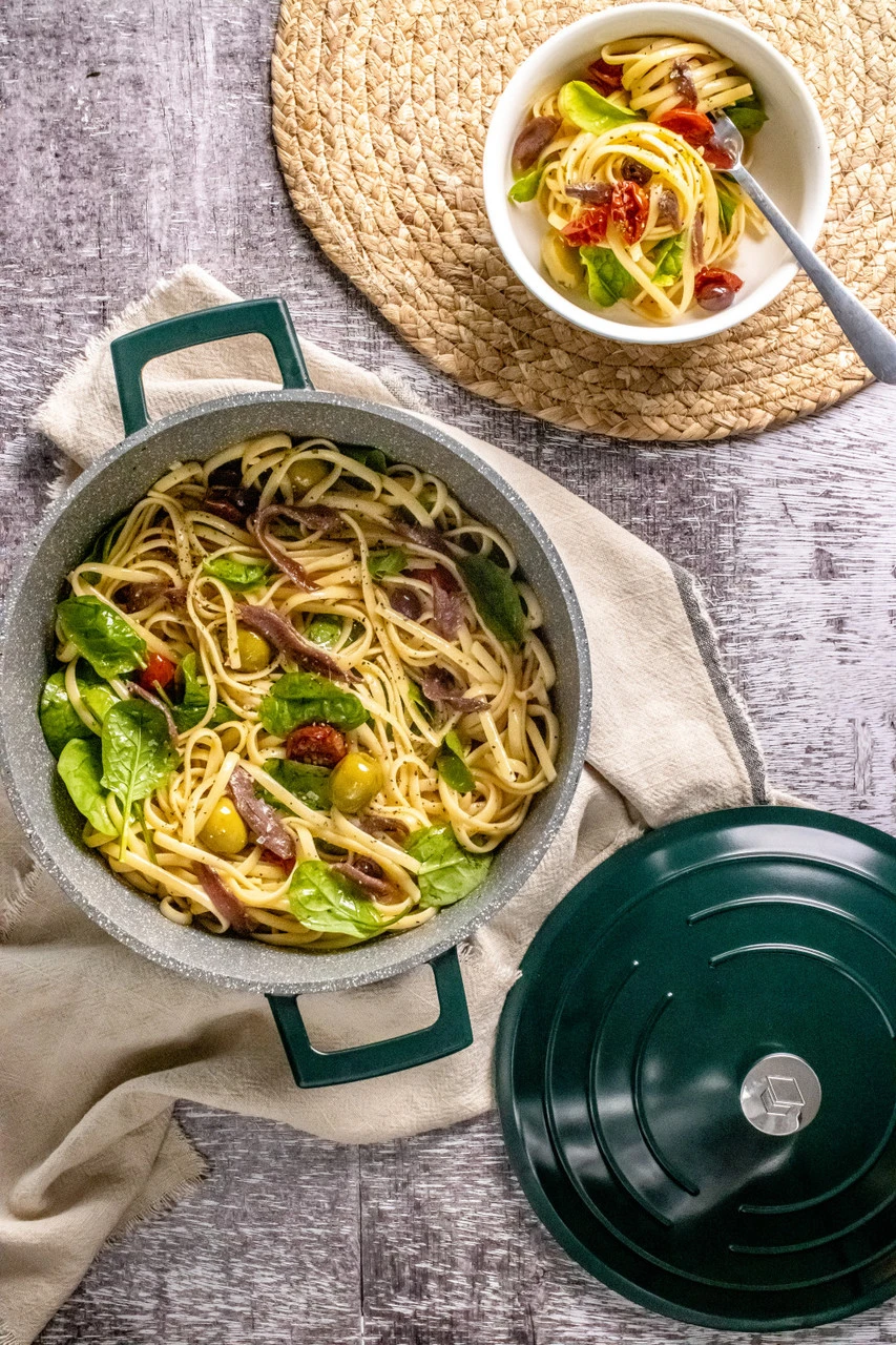 MasterClass Braadpan - Hunter Green - ø 20 Cm / 2.5 Liter - Standaard Anti-aanbaklaag 3 MasterClass Braadpan - Hunter Green - ø 20 Cm / 2.5 Liter - Standaard Anti-aanbaklaag - Afbeelding 3