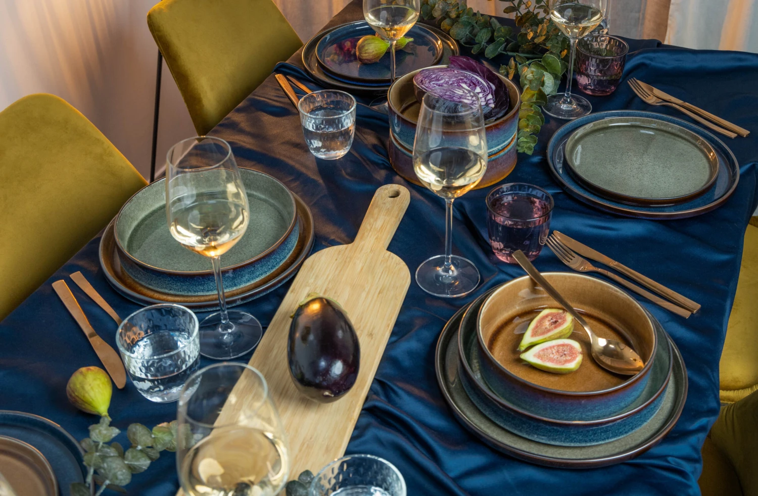 Cosy & Trendy Pizzabord / Onderbord Quintana Green ø 33 Cm 2 Cosy & Trendy Pizzabord / Onderbord Quintana Green ø 33 Cm - Afbeelding 2