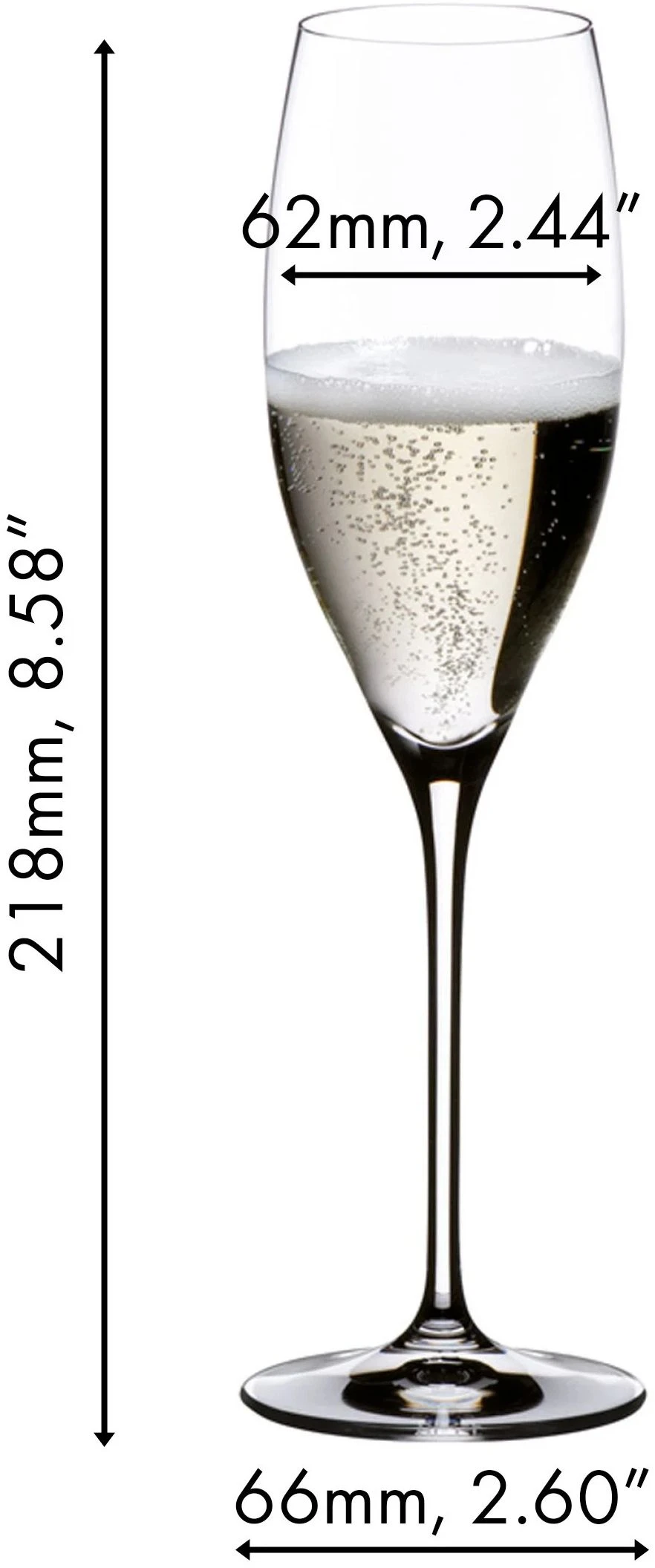 Riedel Champagne Glazen Vinum - Cuvee Prestige - 2 Stuks 3 Riedel Champagne Glazen Vinum - Cuvee Prestige - 2 Stuks - Afbeelding 3