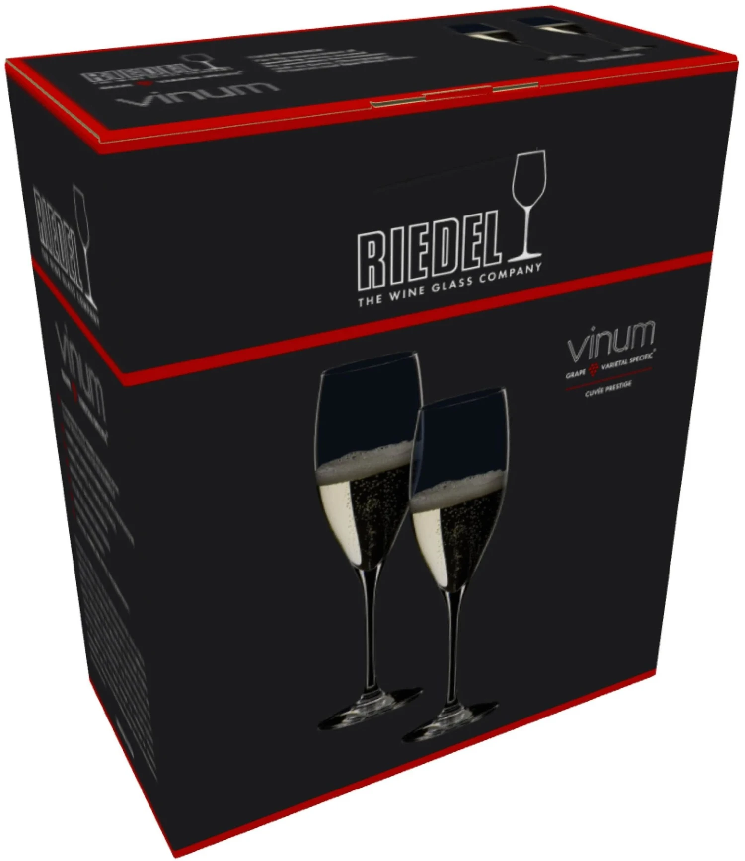 Riedel Champagne Glazen Vinum - Cuvee Prestige - 2 Stuks 4 Riedel Champagne Glazen Vinum - Cuvee Prestige - 2 Stuks - Afbeelding 4