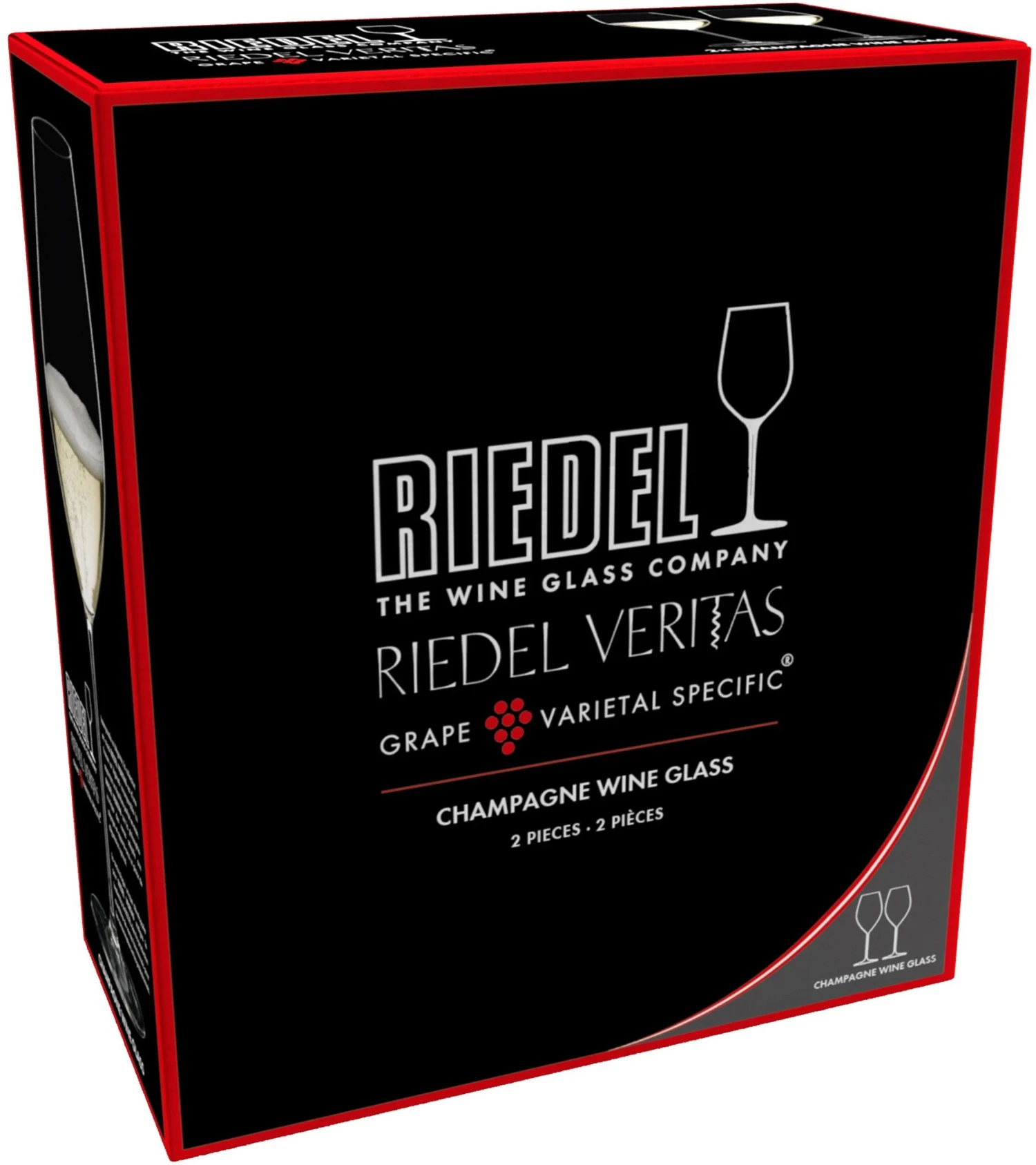 Riedel Champagne Glazen Veritas - 2 Stuks 6 Riedel Champagne Glazen Veritas - 2 Stuks - Afbeelding 6