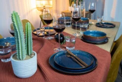 Cosy & Trendy Pizzabord / Onderbord Quintana Blue ø 33 Cm 5 Cosy & Trendy Pizzabord / Onderbord Quintana Blue ø 33 Cm -Le Creuset Winkel 7 quintana 7 5