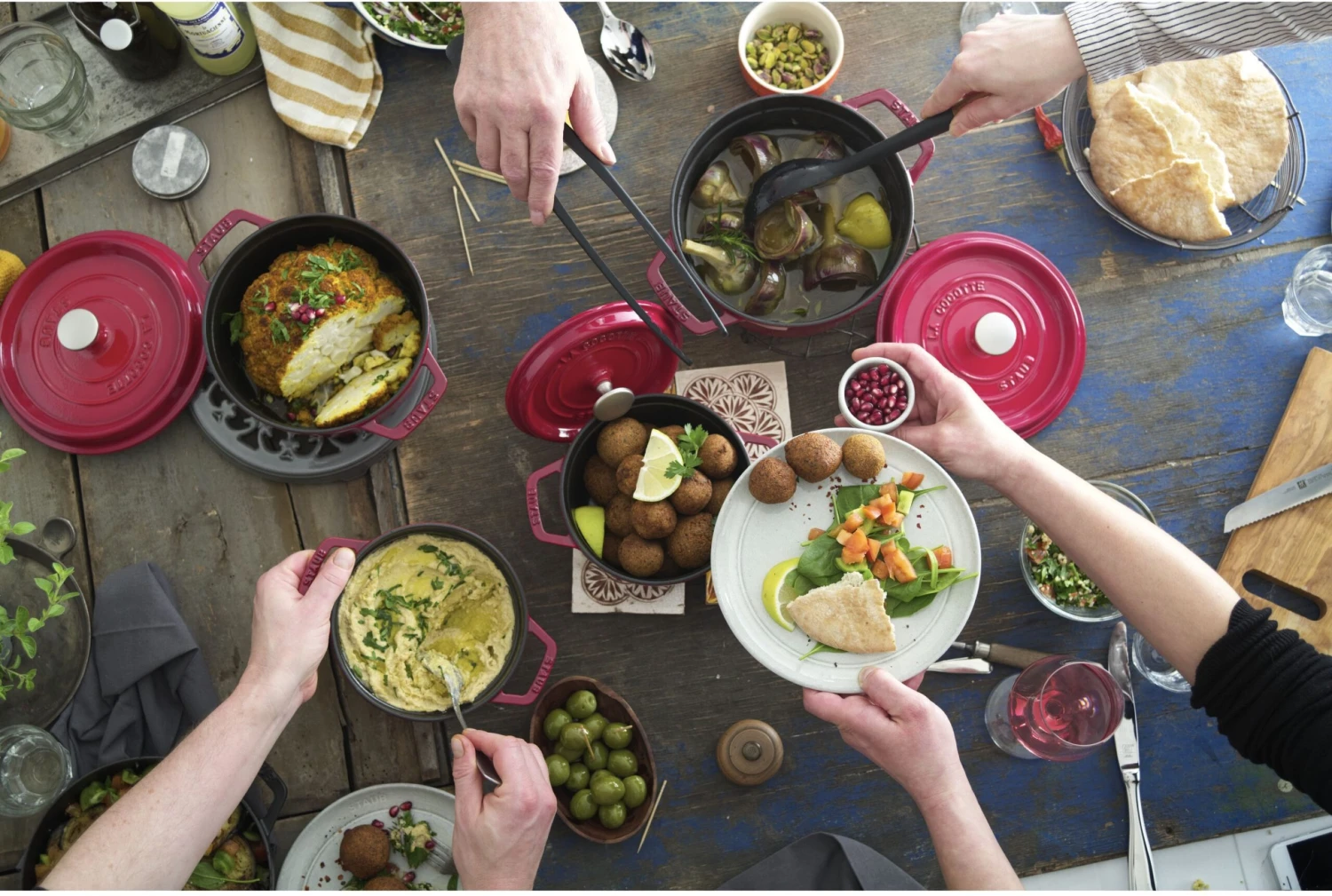 Staub Braadpan / Cocotte - Kersenrood - ø 22 Cm / 2.6 Liter 3 Staub Braadpan / Cocotte - Kersenrood - ø 22 Cm / 2.6 Liter - Afbeelding 3