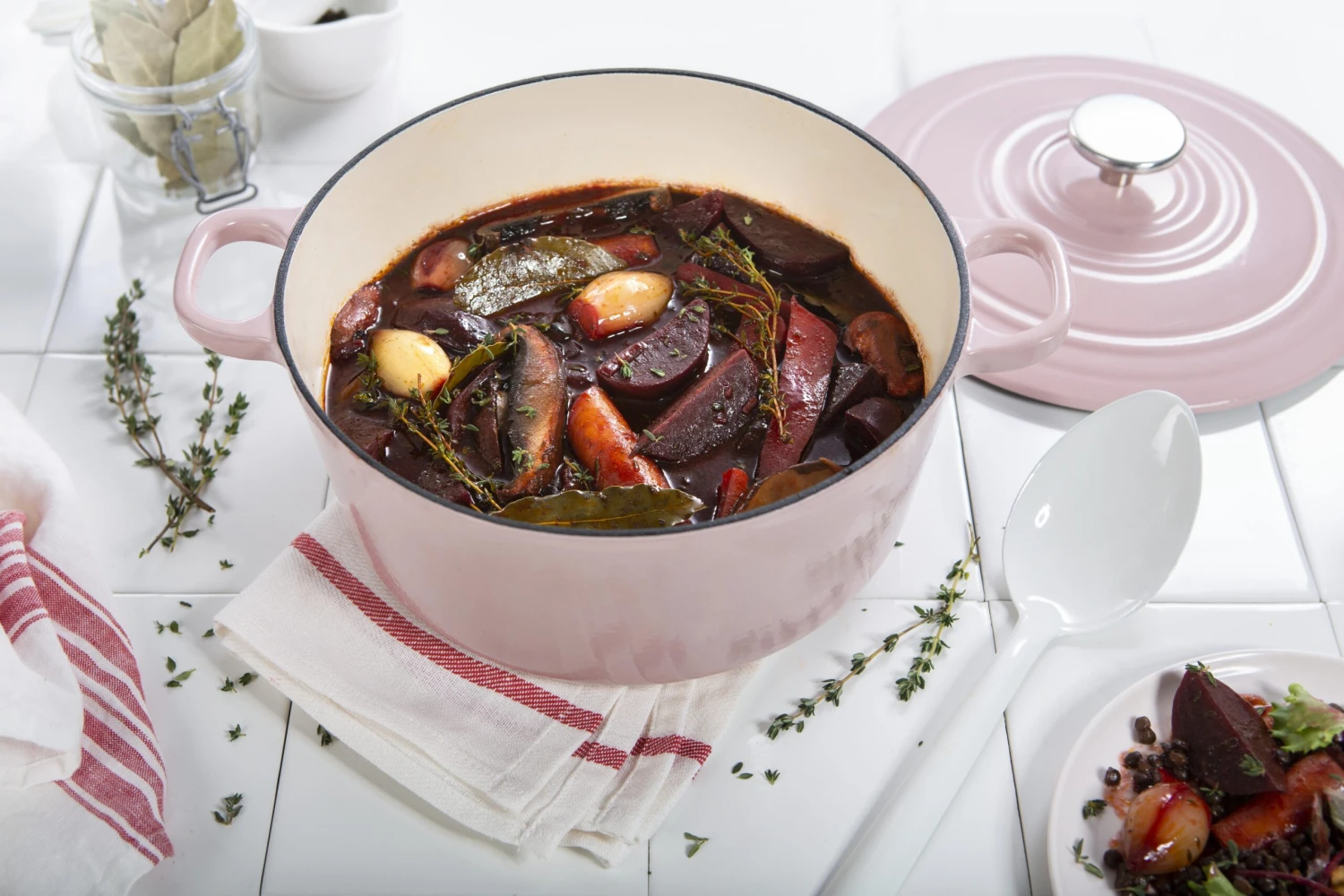 BK Braadpan Bourgogne - Dusky Pink - ø 24 Cm / 4.2 Liter 2 BK Braadpan Bourgogne - Dusky Pink - ø 24 Cm / 4.2 Liter - Afbeelding 2