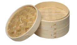 Sareva Stoommandje - Bamboe - 2-laags - ø 25 Cm -Le Creuset Winkel 8720364451042 4