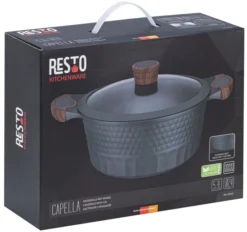 Resto Kitchenware Kookpan Capella - ø 24 Cm - Standaard Anti-aanbaklaag -Le Creuset Winkel 93503.4260403579039.ver30