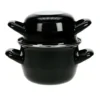 Cosy & Trendy Mosselpan - Zwart - ø 12 Cm / 900 Ml