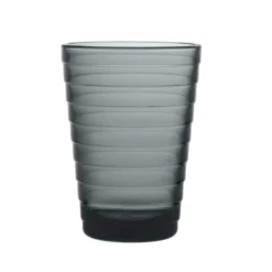 Iittala Glas Aino Aalto - Donkergrijs - 330 Ml - 2 Stuks -Le Creuset Winkel Aino Aalto tumbler 33 cl dark grey 2pcs