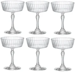 Bormioli Rocco Cocktailglazen America 20's - 270 Ml - 6 Stuks
