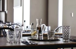 Bormioli Rocco Waterglazen Line - Blauw - 290 Ml - 6 Stuks -Le Creuset Winkel Bormioli Glas Line Transparant 29 cl 1