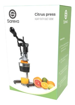Sareva Citruspers - Gietijzer - Hevelmodel - Zwart 15 Sareva Citruspers - Gietijzer - Hevelmodel - Zwart -Le Creuset Winkel Citrus pers zwart current view scaled