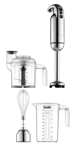 Dualit Staafmixer Set - 3-delig - Zilver - D88930 -Le Creuset Winkel D88930 002 Staafmixer lang 264x500 1
