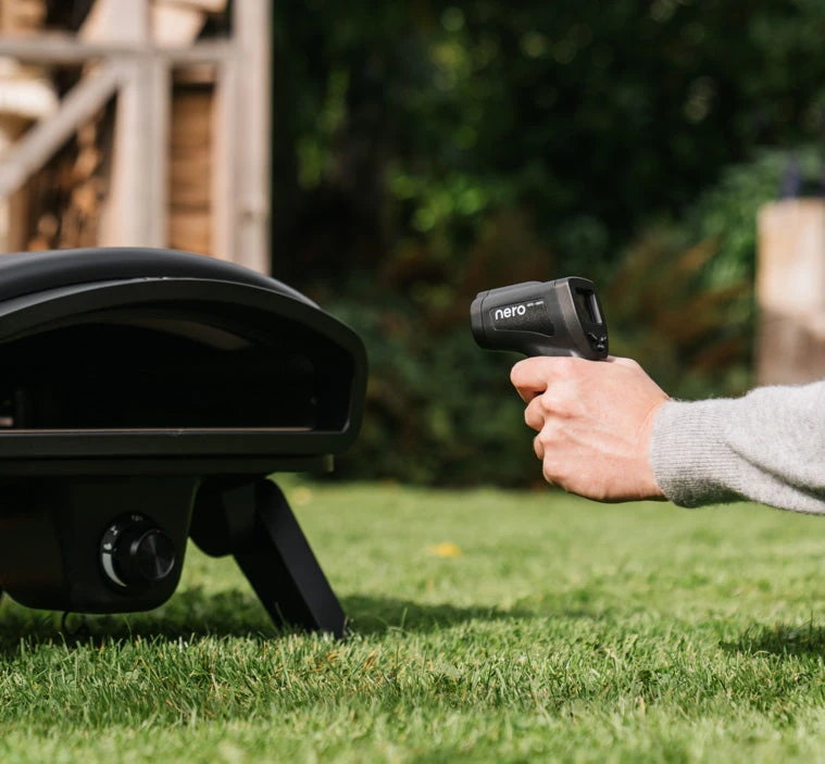 Nero Cooking Infrarood Laser Thermometer -50 ~ 550 °C Voor Pizza Ovens 2 Nero Cooking Infrarood Laser Thermometer -50 ~ 550 °C Voor Pizza Ovens - Afbeelding 2