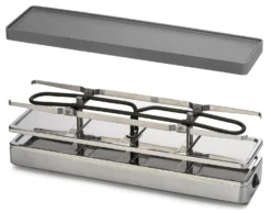 Espressions Gourmetstel Slim - 4 Personen -Le Creuset Winkel Espressions Gourmetstel Raclette Slim 42 x 13 cm