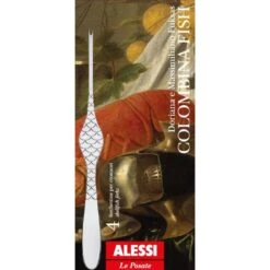 Alessi Kreeftenvork Colombina Fish - FM23/34S4 - 4 Stuks - Door Doriana & Massimiliano Fuksas -Le Creuset Winkel FM23 43S4 02