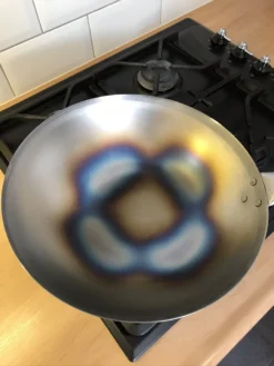 Wokpan Voccelli - Plaatstaal - ø 30 Cm - Zonder Anti-aanbaklaag -Le Creuset Winkel IMG 0741 1