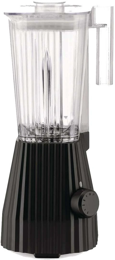 Alessi Blender Plissé - 5 Snelheden + Turbostand - Zwart - Michele De Lucchi - 1.5 Liter - MDL09 B 1 Alessi Blender Plissé - 5 Snelheden + Turbostand - Zwart - Michele De Lucchi - 1.5 Liter - MDL09 B