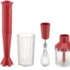 Alessi Staafmixer Set Plissé - Rood - Michele De Lucchi - MDL10S R