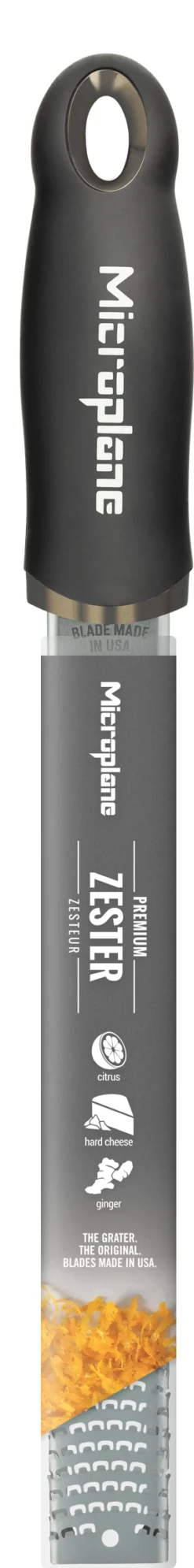 Microplane Rasp Premium Classic - Fijn - Zwart -Le Creuset Winkel Microplane Premium Classic 46020 Zester Black decall