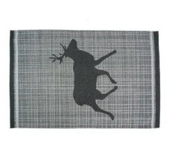 KOOK Theedoek Hert Grijs 50 X 50 Cm