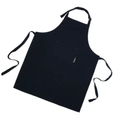 KOOK Keukenschort Washed Uni Navy 90 X 70 Cm