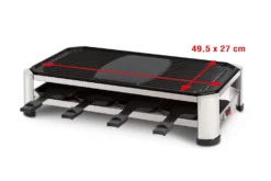 Fritel Gourmetstel RG 2170 9 Fritel Gourmetstel RG 2170 -Le Creuset Winkel RG 2170 Raclette Grill 142080 03