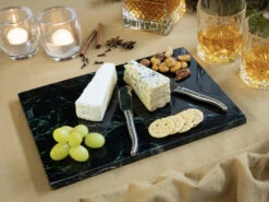 Jay Hill Snijplank / Serveerplank / Borrelplank Marmer - Groen - 29 X 21 Cm -Le Creuset Winkel Serveerplank Groen 2