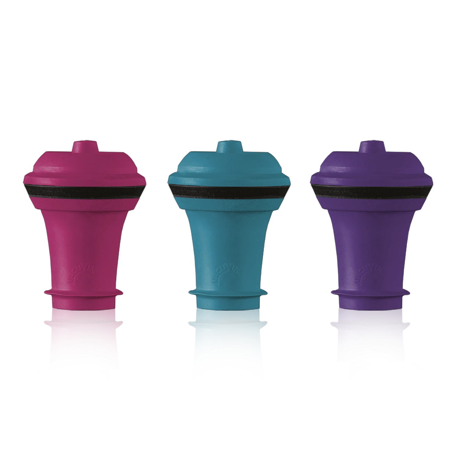 Vacu Vin Wijnstopper Vacuum Wine Stopper - Gekleurd - 3 Stuks 1 Vacu Vin Wijnstopper Vacuum Wine Stopper - Gekleurd - 3 Stuks