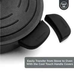 Westinghouse Hapjespan Performance - Blissful Black - ø 28 Cm / 4.1 Liter - Standaard Anti-aanbaklaag -Le Creuset Winkel WCCC0095L28BK 5