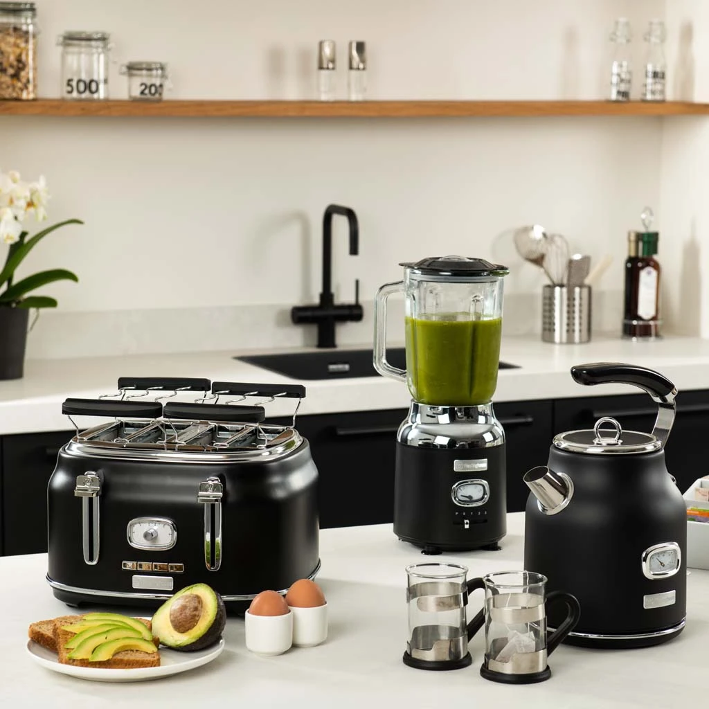 Westinghouse Blender Retro Collections - Liquorice Black - 1.5 Liter - WKBE221BK 7 Westinghouse Blender Retro Collections - Liquorice Black - 1.5 Liter - WKBE221BK - Afbeelding 7