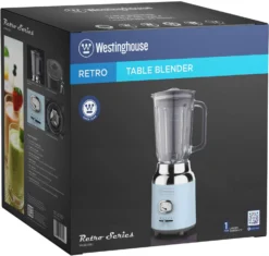Westinghouse Blender Retro Collections - Blauw - 1.5 Liter - WKBE221BU 5 Westinghouse Blender Retro Collections - Blauw - 1.5 Liter - WKBE221BU -Le Creuset Winkel WKBE221BU Table Blender BOX
