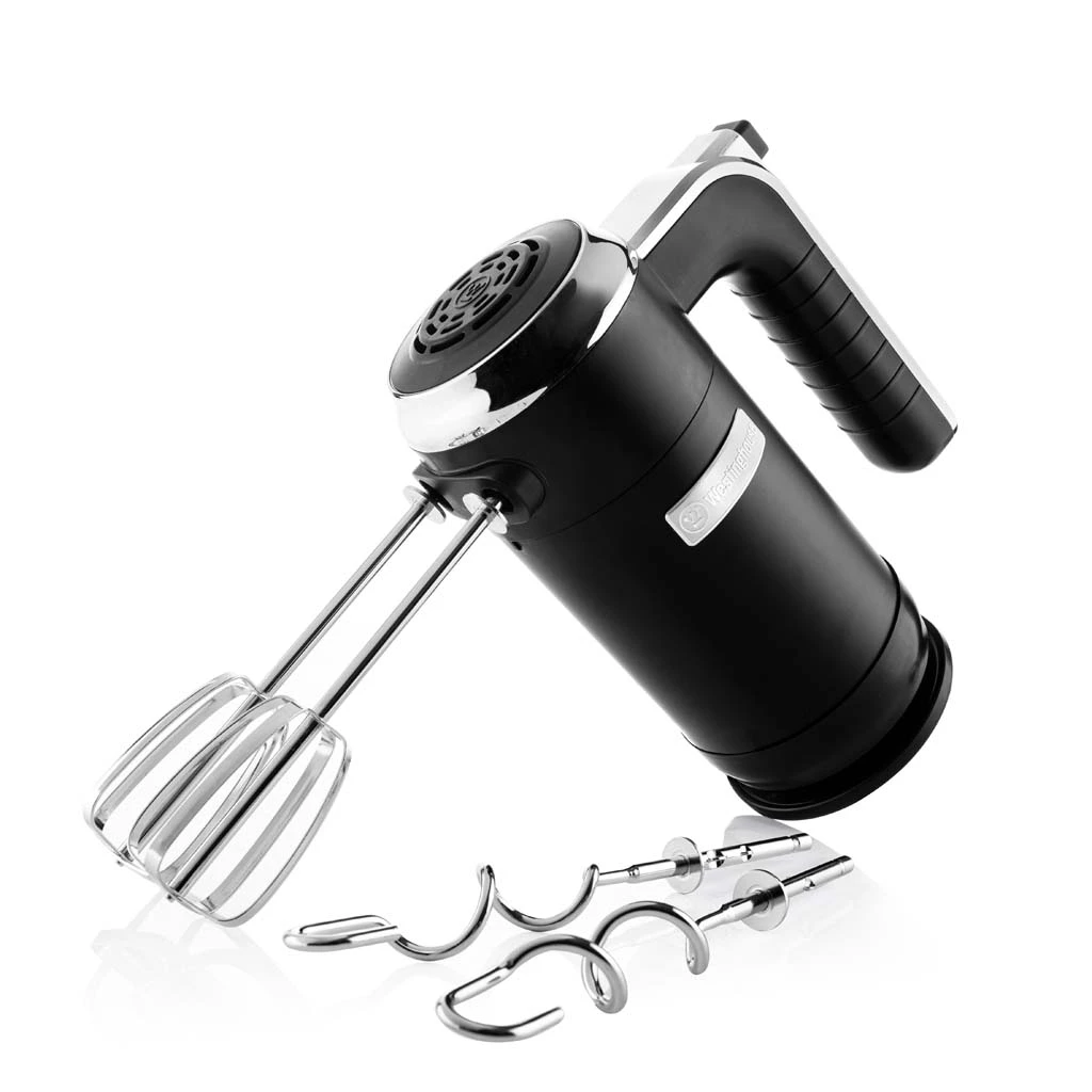 Westinghouse Handmixer Retro Collections - 6 Standen - Liquorice Black - WKHM250BK 1 Westinghouse Handmixer Retro Collections - 6 Standen - Liquorice Black - WKHM250BK